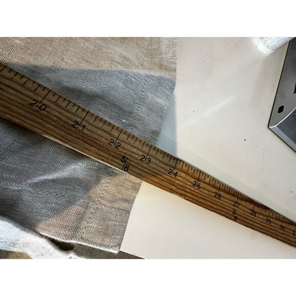 Athleta XL Women Retreat Linen Short Sleeve Shirt Cropped Button Up Undyed J101 - Picture 6 of 9